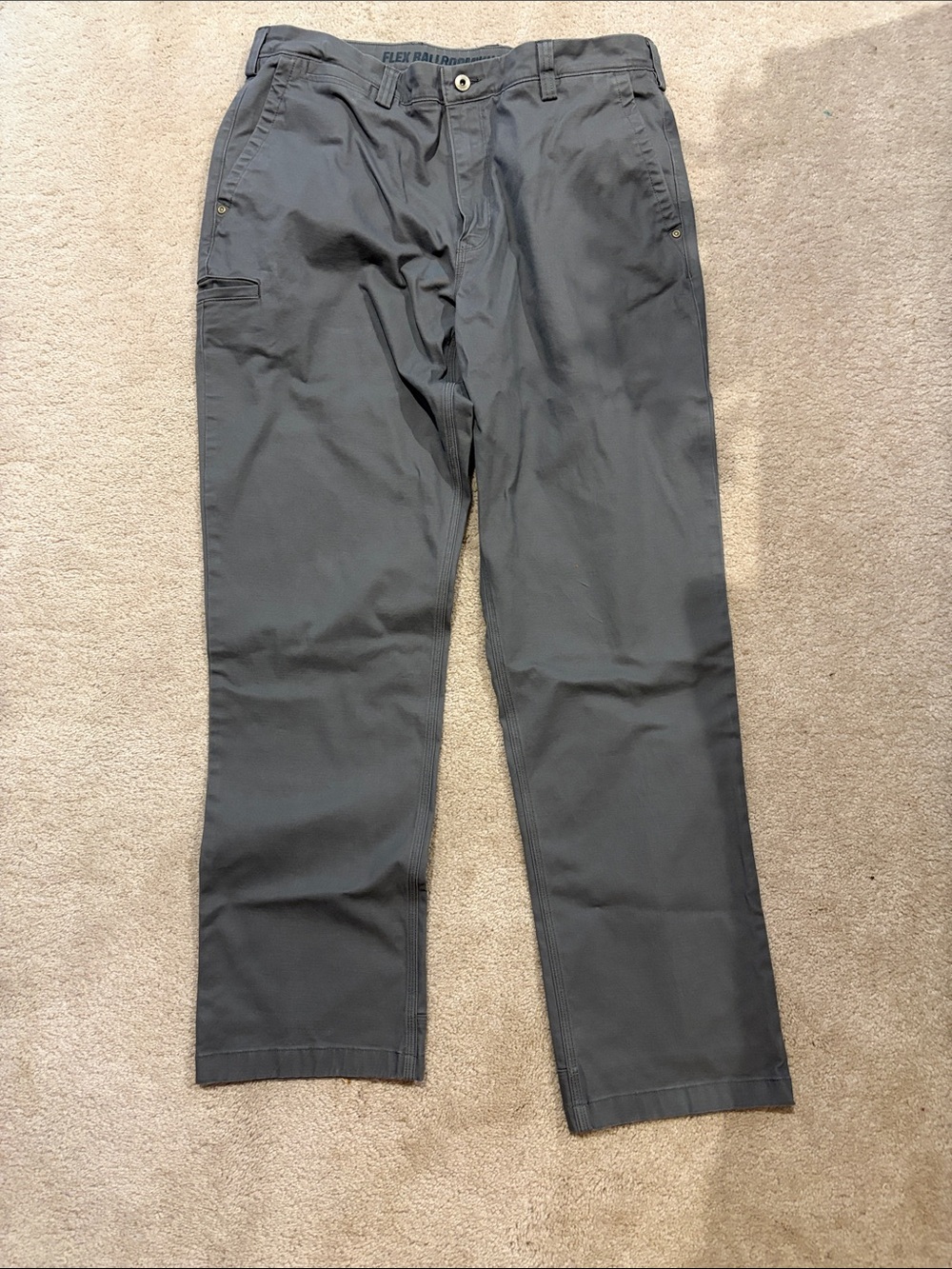 Men's Gray Stretch Work Pants
